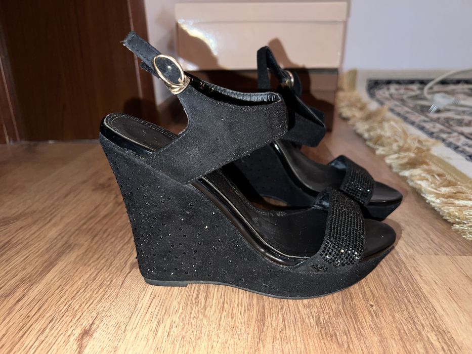 Б/у Туфли, черные