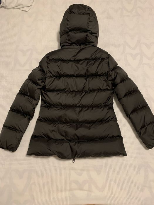 Geaca matlasata 100%puf Massimo Dutti gri-Marimea S