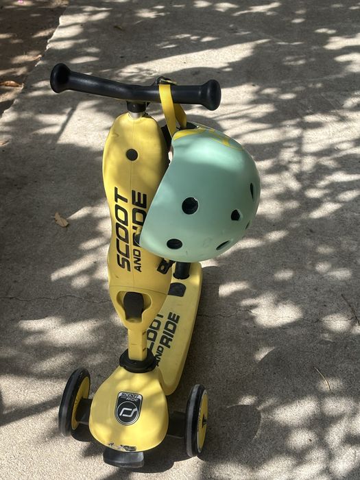 Trotinetă pentru copii Scoot and Ride + casca!!