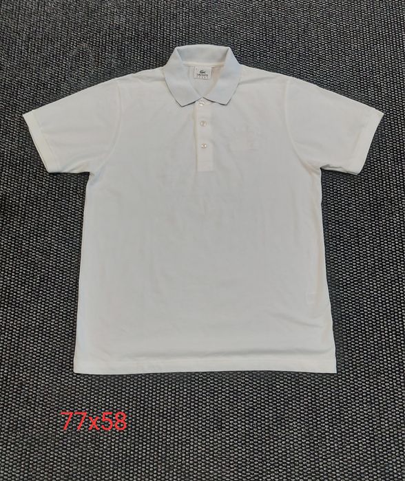 Lacoste тениска с Бяла бродерия L размер