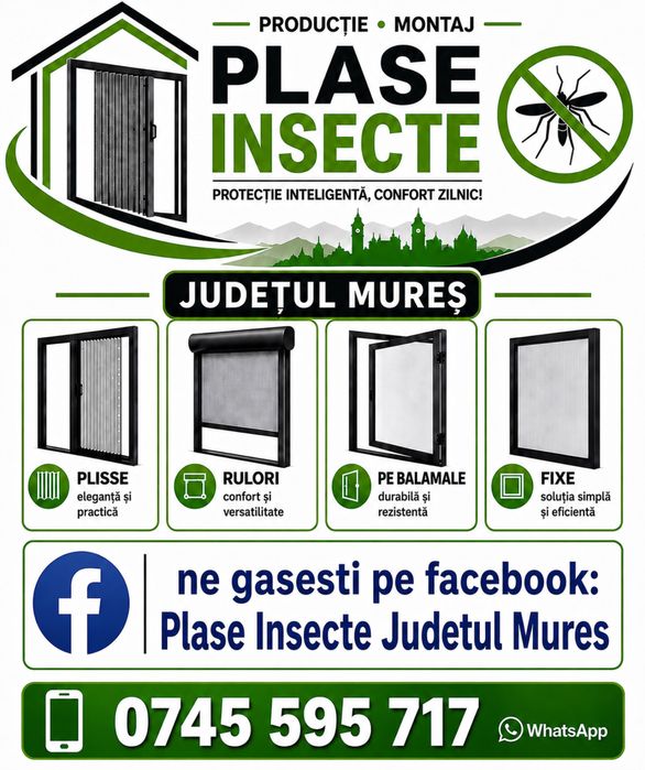 Plase insecte tantari la comanda