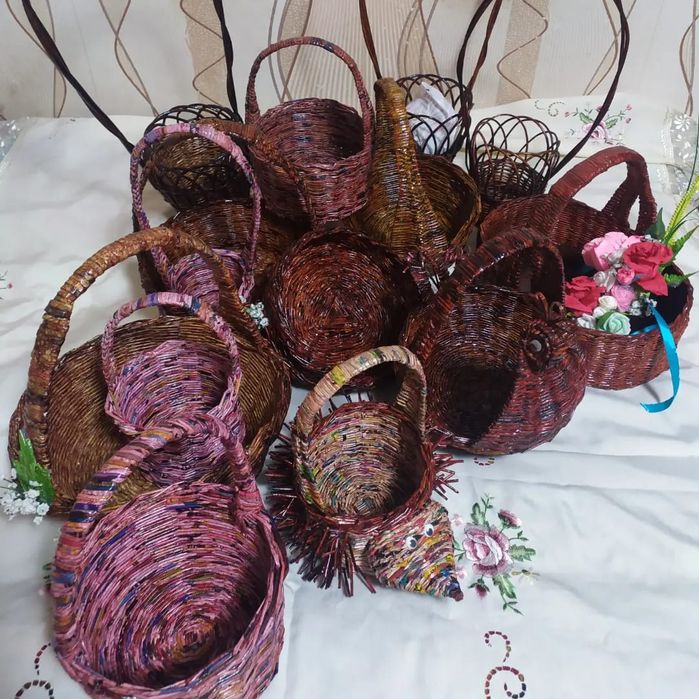 Корзина ручной работы