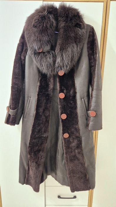 Дублёнка комбинированная