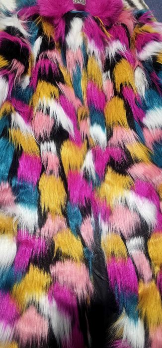 Дамско палто с косъм