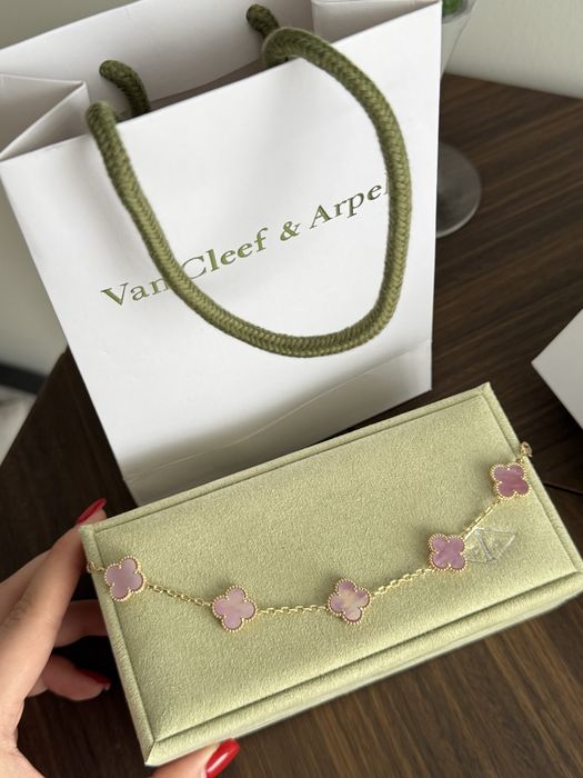 Van cleef розовый перламутр