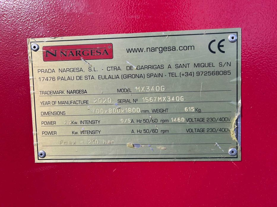 Presa hidraulica 40T MX340G. Poate perfora, indoi, debita, embosa etc