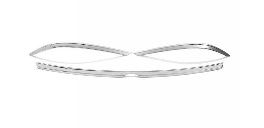 Ornamente inox cromate pentru grila si faruri Volkswagen Passat B8