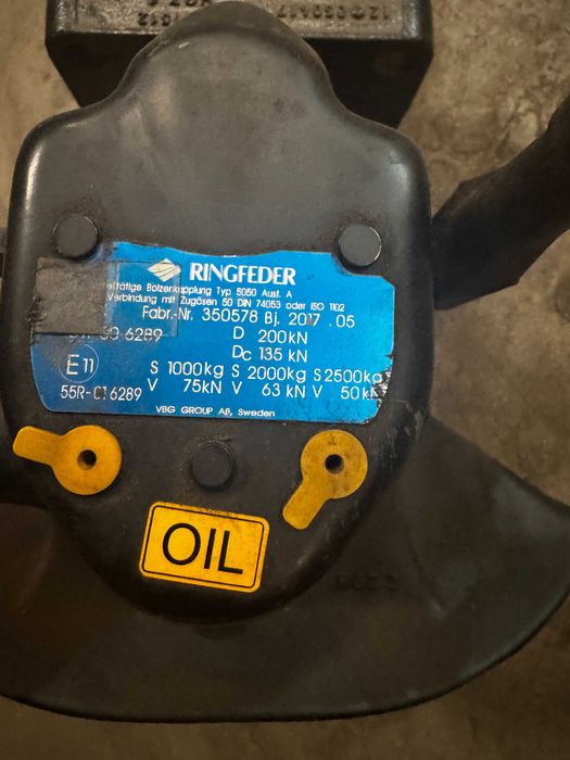 Cupla de remorcare Ringfeder 5050 Tip A 200kN