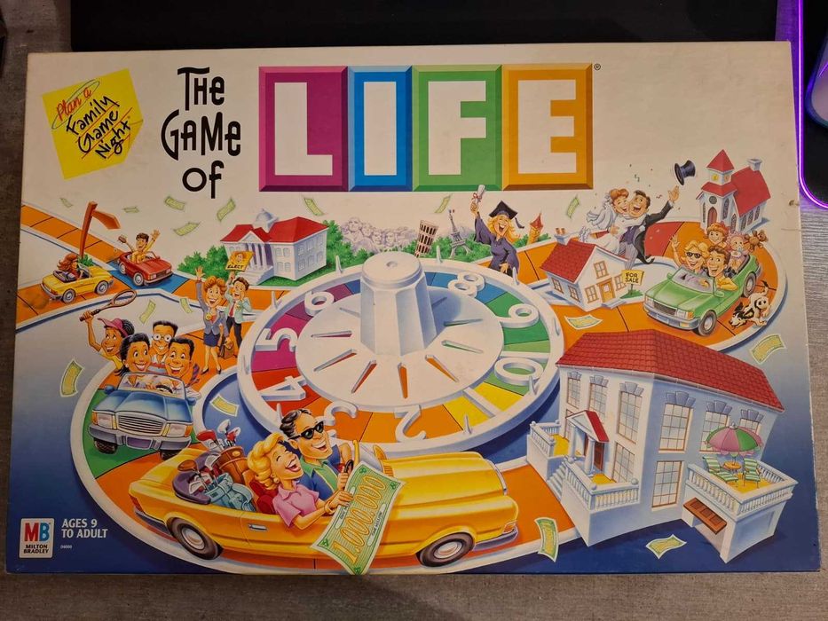 The Game of Life (Jocul Vietii) - editia 2000, Hasbro/MB, complet, limba engleza