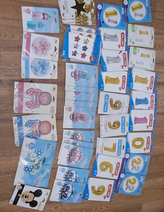 Шары фольгированные,  цифры