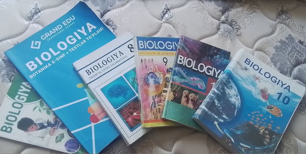 Biologiya kitoblar abituryentlar uchun