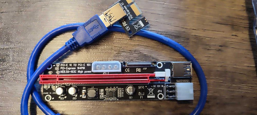 Продавам НОВИ Рейзъри Екстендери Mining Riser PCI