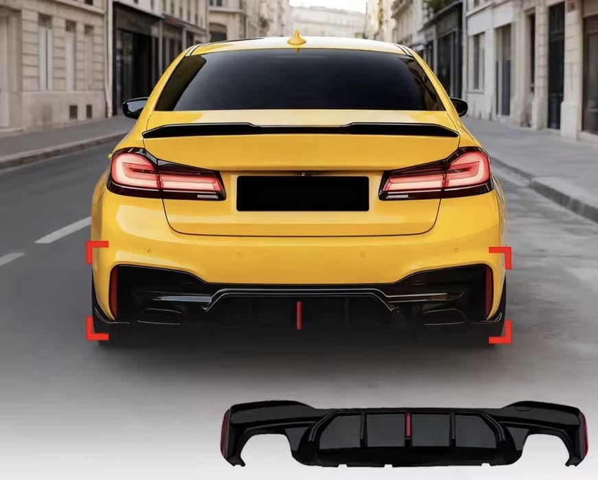 Difuzor ornament Evacuare   BMW G30 G31 cu stop led