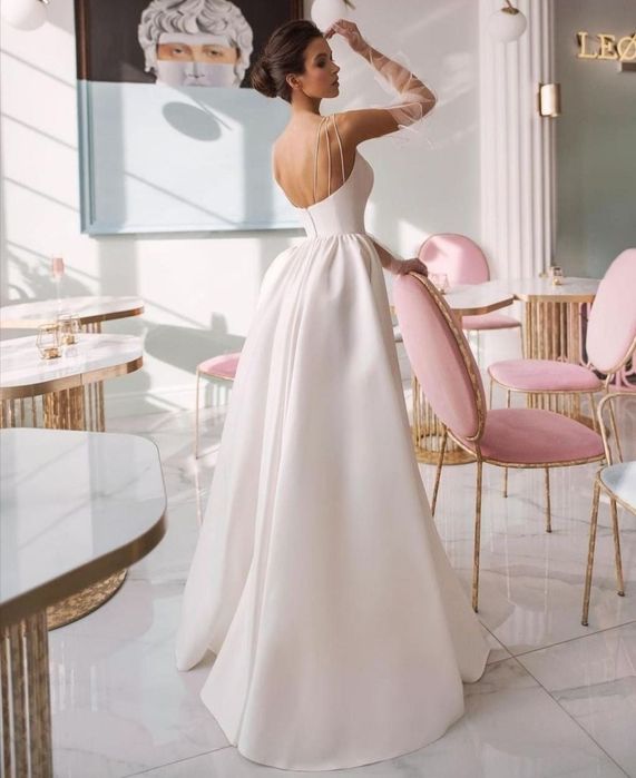 НОВОЕ белое платье, свадебное