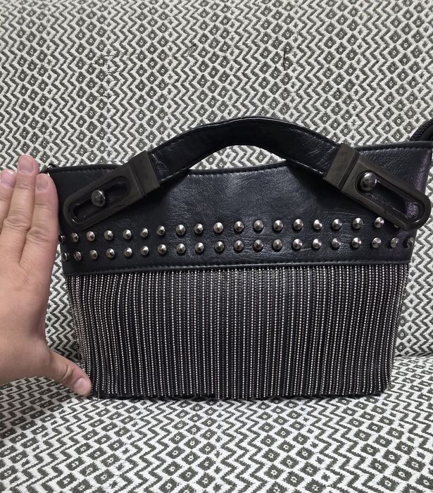 Кожаная сумочка нарядная