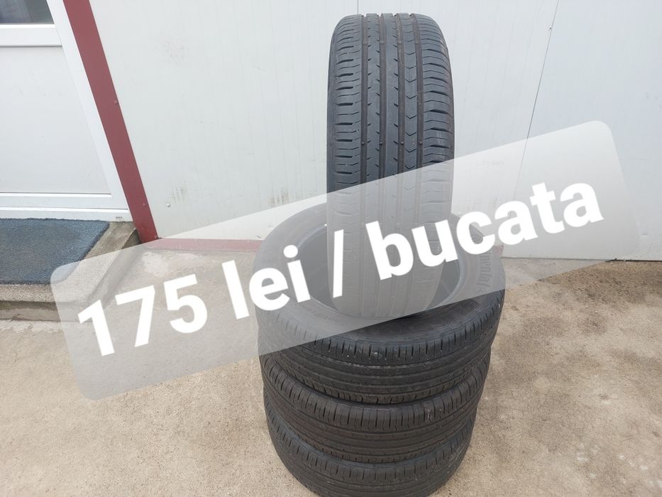 175 lei bucata! Set anvelope de vara 215 55 r17 Continental! 7 mm