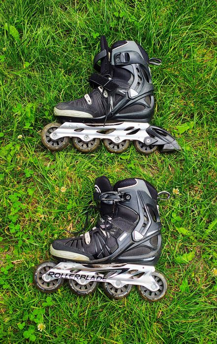 Role profesionale Rollerblade cadru metalic gheată confortabilă mărime 39 unisex