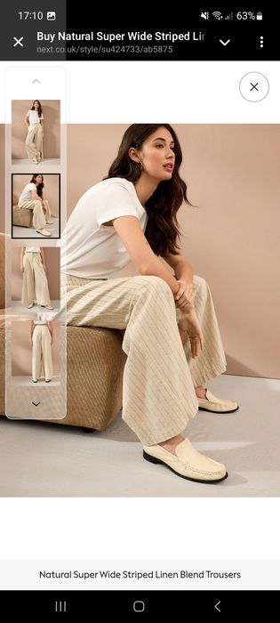 Женский Брюк лёнь