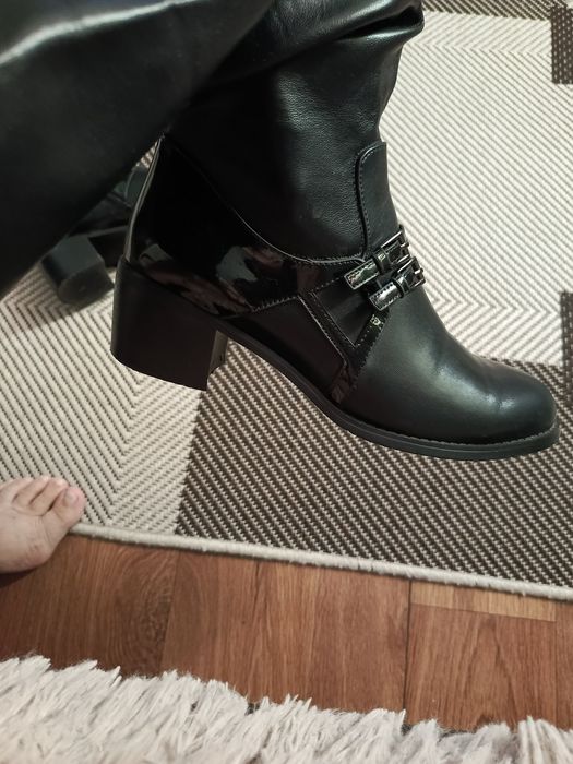 Продам сапоги кожаные