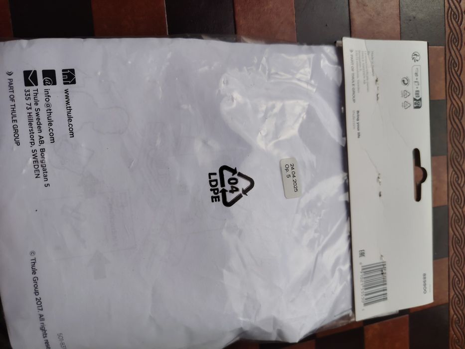 Thule скоби за вело багажник нови