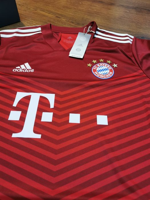Tricou fotbal Bayern München Adidas bărbați L – roșu, meci, suporteri