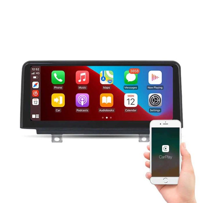 Navigatie Linux BMW F30 Seria 3 / F20 Seria 1 Carplay Wireless Android Auto + Camera