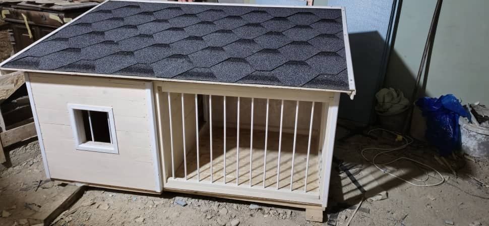 Вольер будка для собаки среднего размера