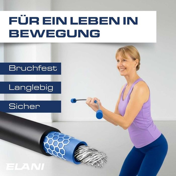 ELANI Swing Rod / Swing Stick fitness, bara vibrationala pentru antrenament si postura