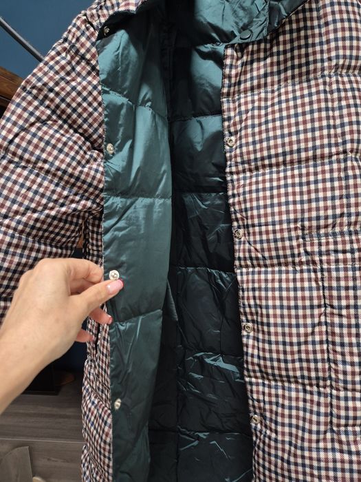 Яке с две лица с естествен пух