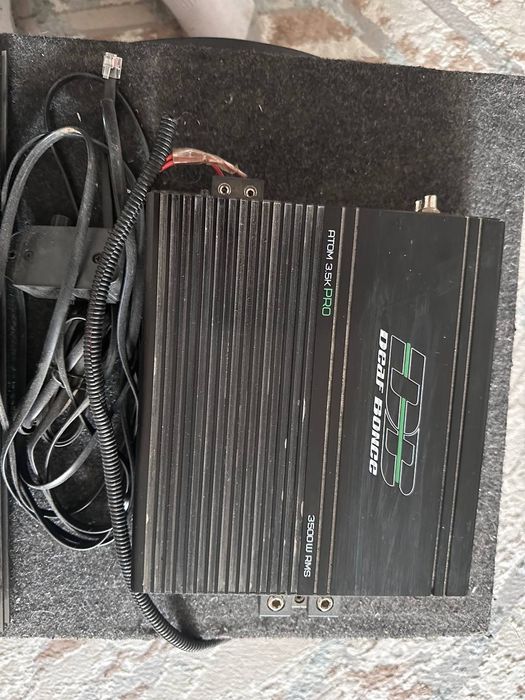 Сабвуфер и усилитель