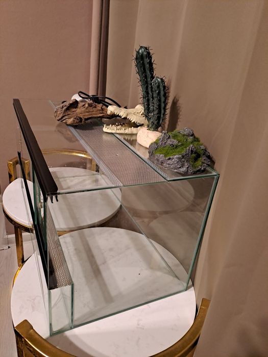 Terariu sticla 60 x 30 x 30