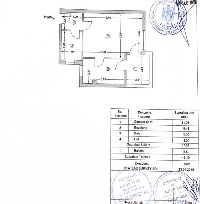 Vand garsoniera Balcescu Residence Pitesti