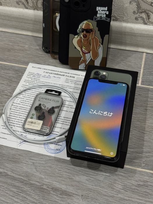 iPhone 11 Pro Max 256GB с чеком без ремонта