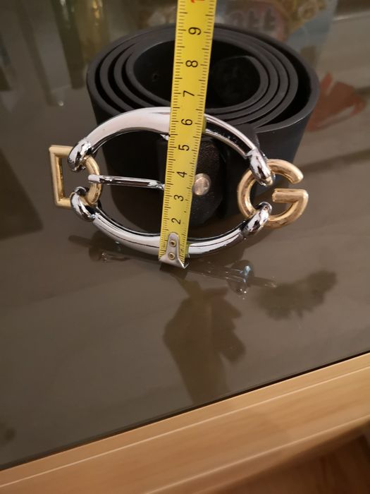 Curea piele D&G neagra