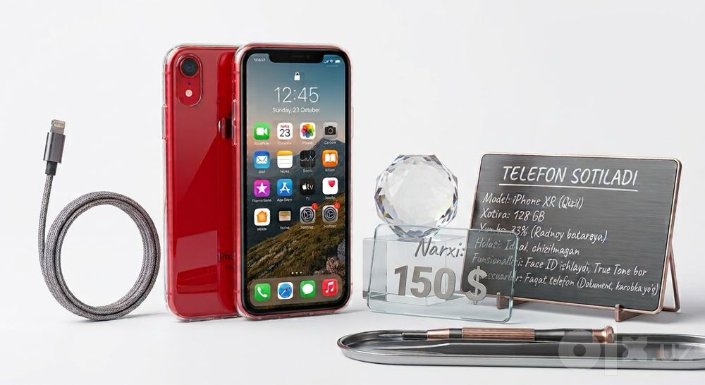 Iphone xr radnoy hamma joyi ishlaydi