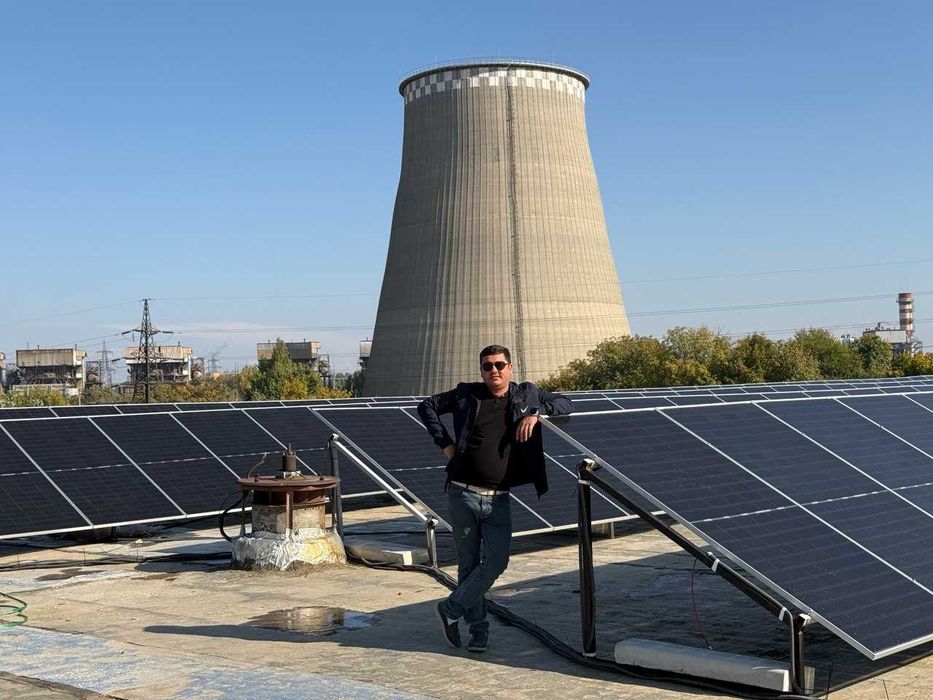 установка СЭС куеш панеллар