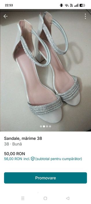 Sandale dama, mărime 38