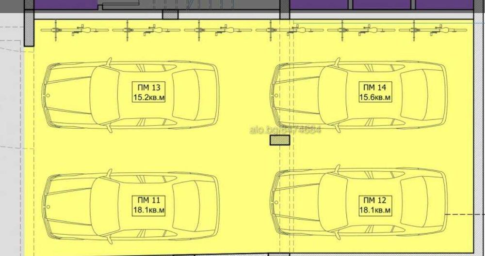 Дава се под наем Гараж / Паркомясто в Бургас, Лазур - 31 кв.м за 248.88 € - Снимка #1
