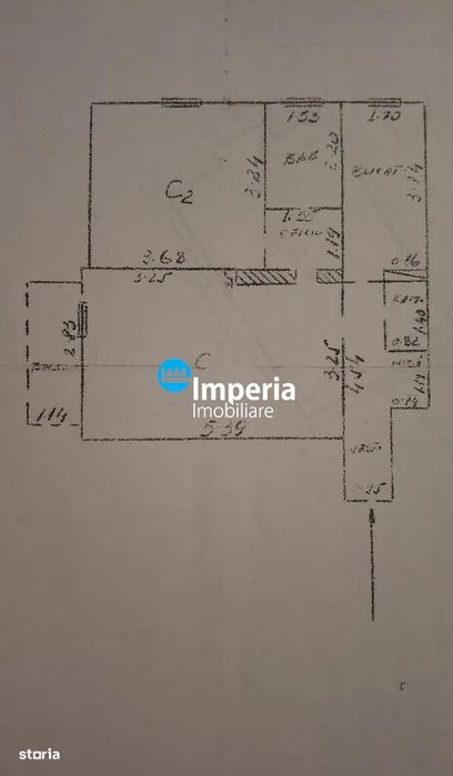 Apartament 2 cam, decomandat circular , de vanzare in zona Copou - Par