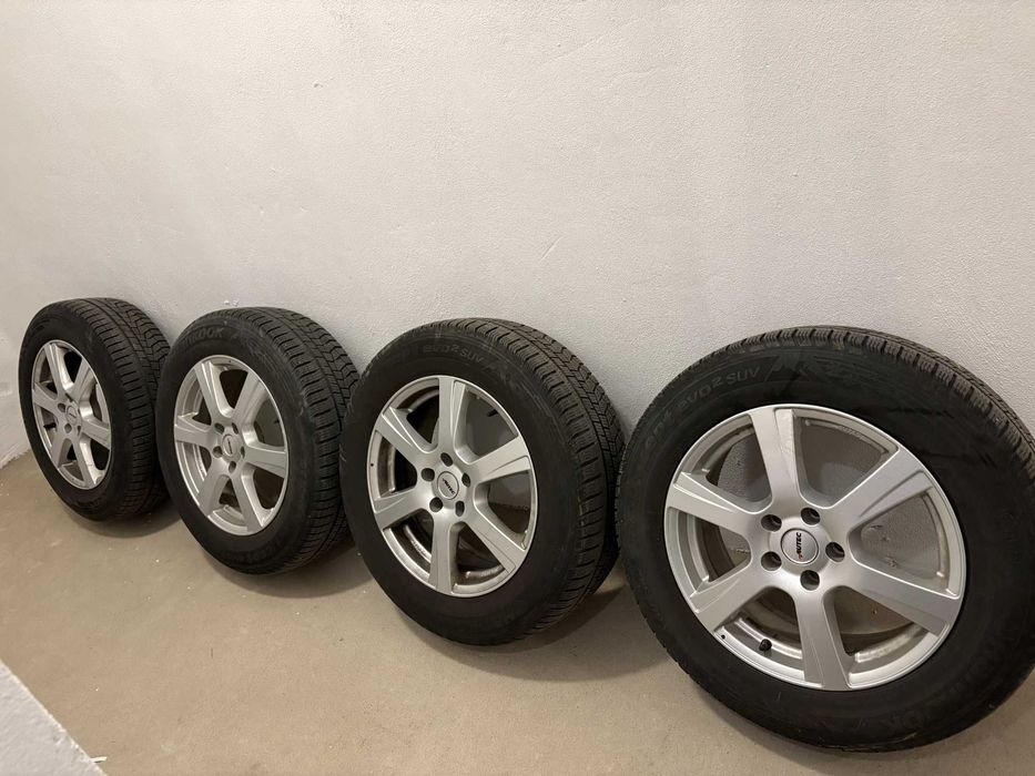 Лети джанти 17 4 бр. 7,0 ET40 5x112  с подарък  зимни гуми за SUV