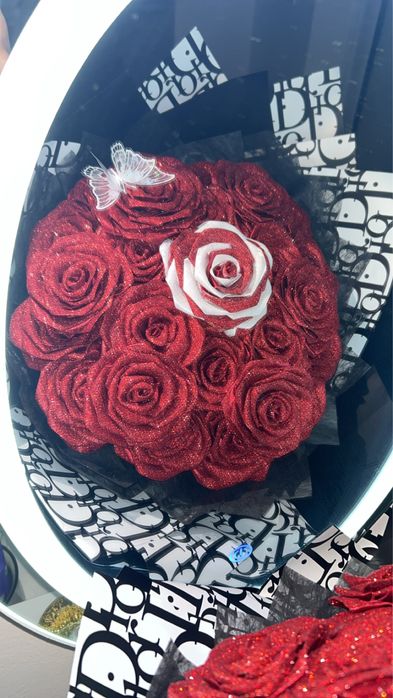 Buchete din satin handmade
