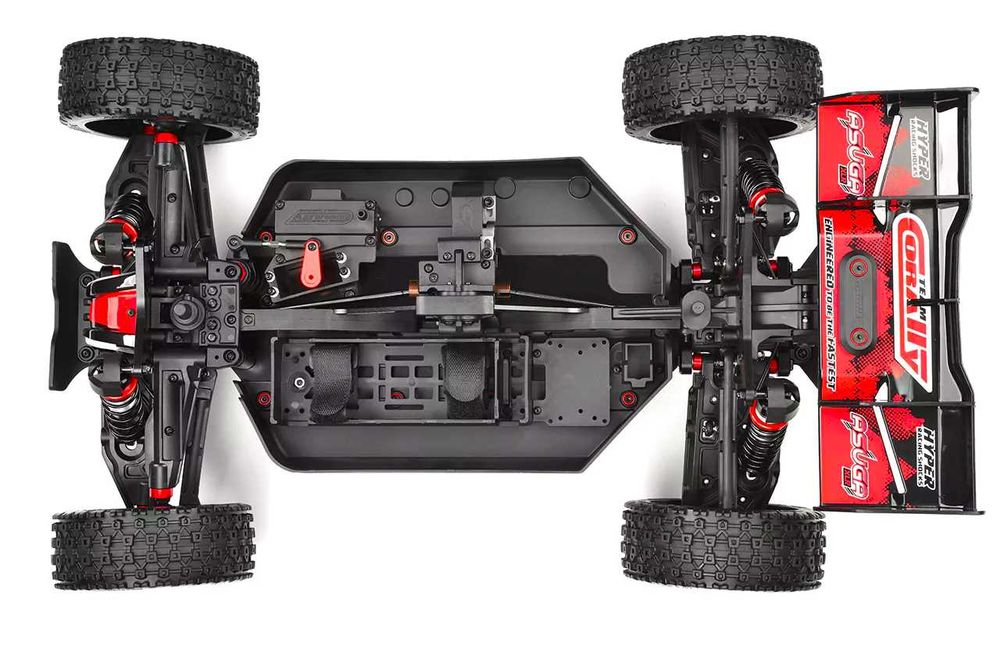 Team Corally – ASUGA XLR 6S 1:8, brushless, 100км\ч, Червено