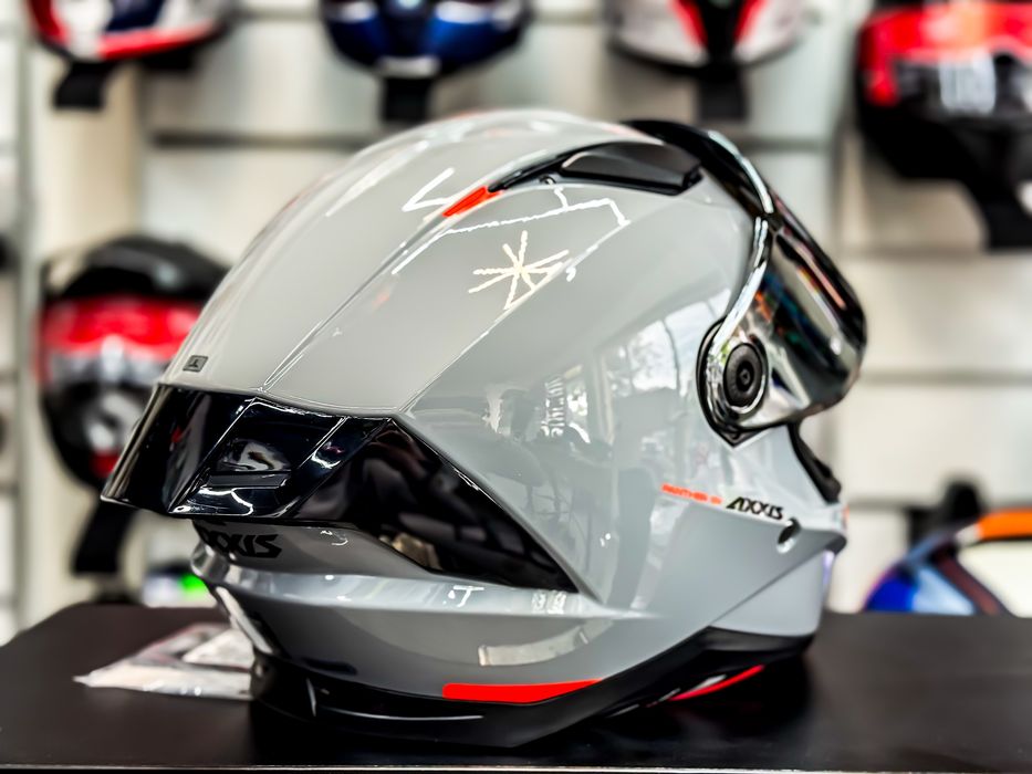 Casca Moto Axxis Panther SV GRI LUCIOS