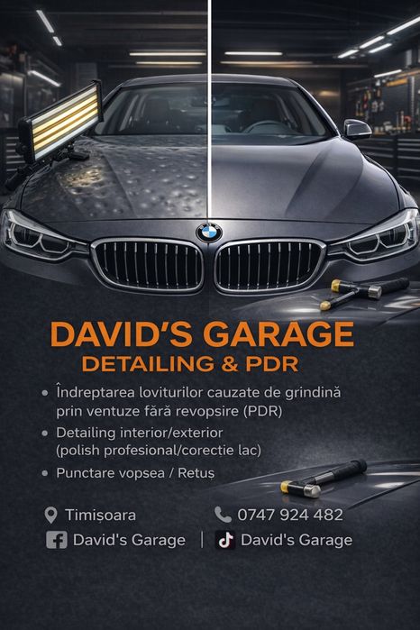 Îndrept lovituri grindină/parcare fără vopsire – rapid și accesibil