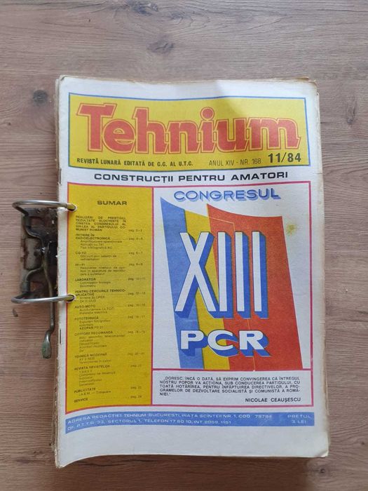 Reviste Tehnium de colectie