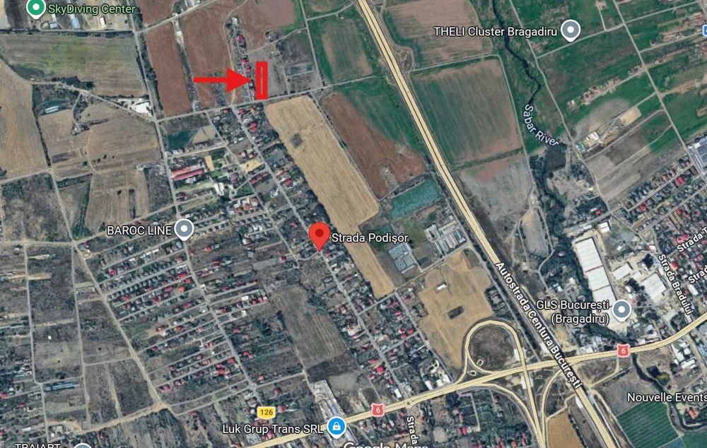 Loturi teren Bragadiru constructie case P+2 sau depozit