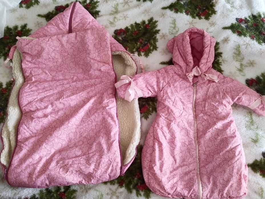 Комбинезон +конверт теплый