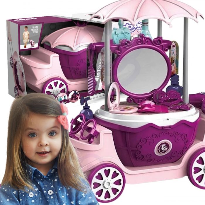 Детски комплект за красота Woopie на колела, 31 аксесоара