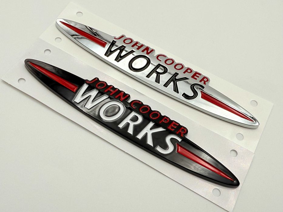 Emblema MINI COOPER John Cooper Works negru