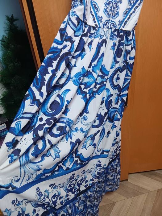 Дамски рокли,принт D&G